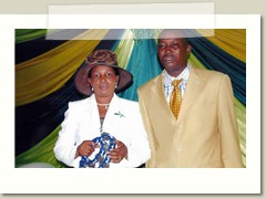 Daddy & Mummy G. O. During A ThanksGiving Service